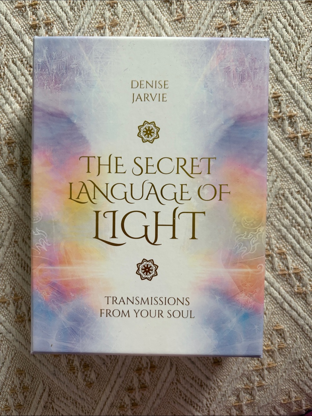Denise Jarvie "The Secret Language of Light" Oracle Deck - Pastel Rainbow Cover
